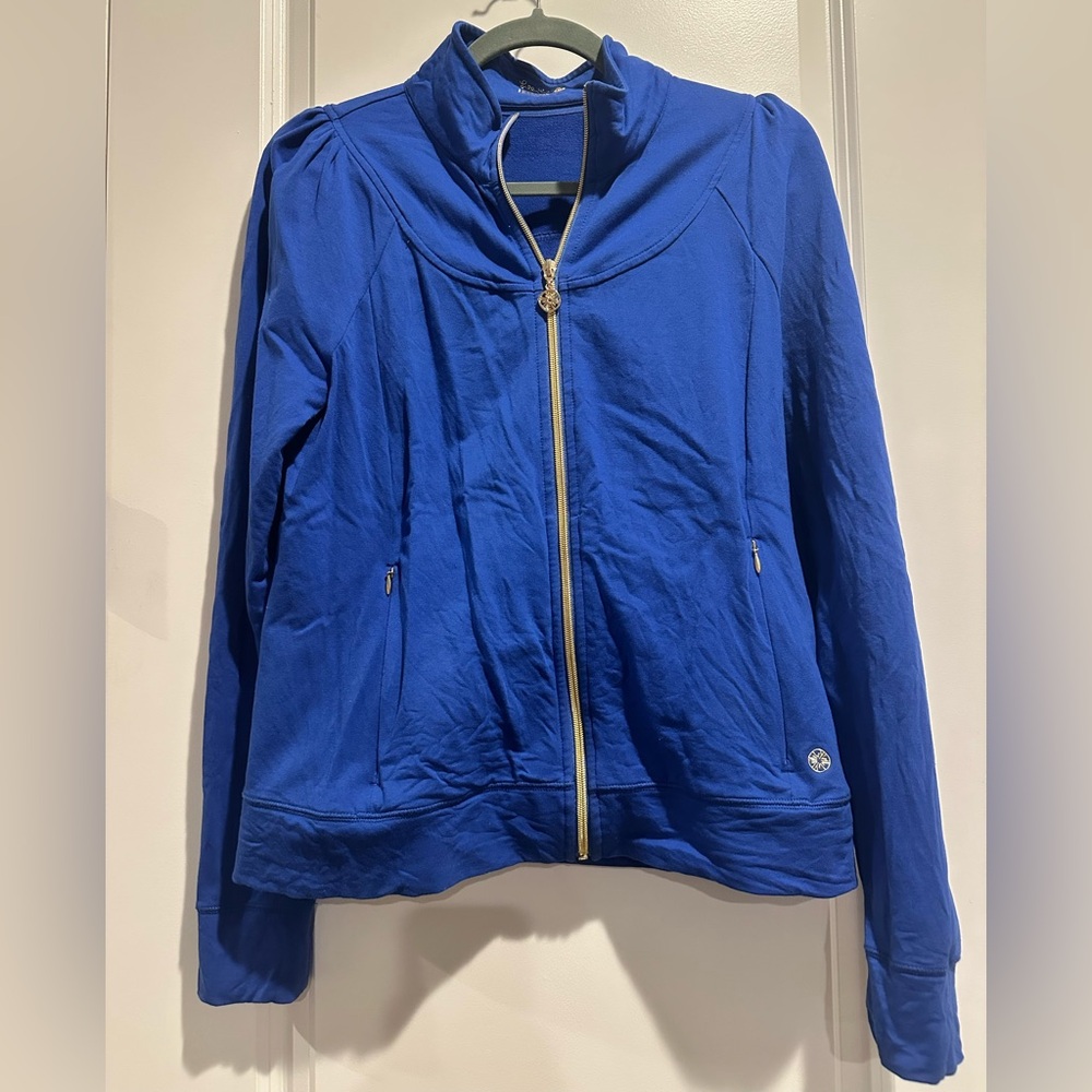 Lilly Pulitzer Blue Jacket Luxletic